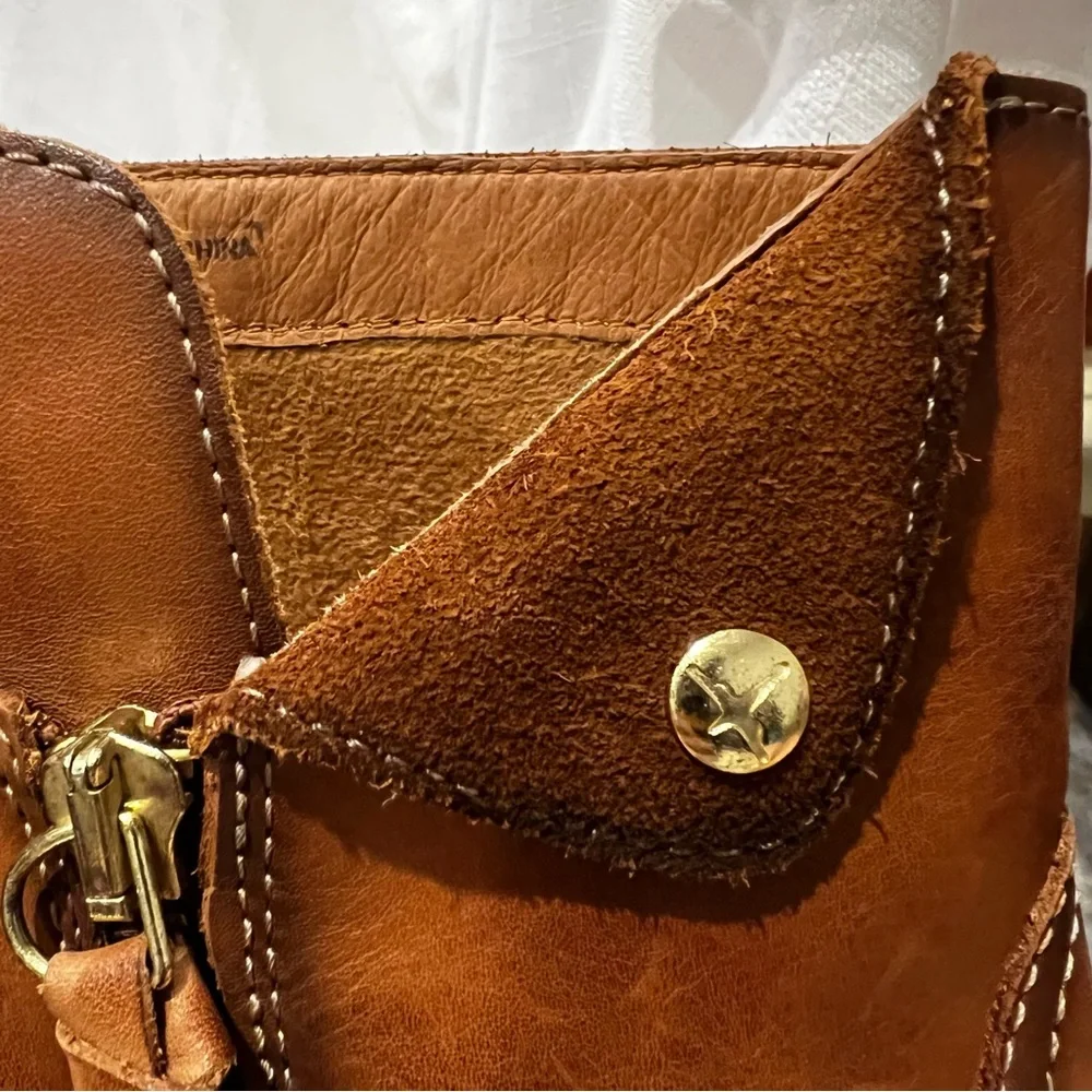 Pikolinos Malaga W6W Leather Bootie Brandy Ankle Boots EU 42/US 11 11.5 EUC Shoe - Picture 10 of 14